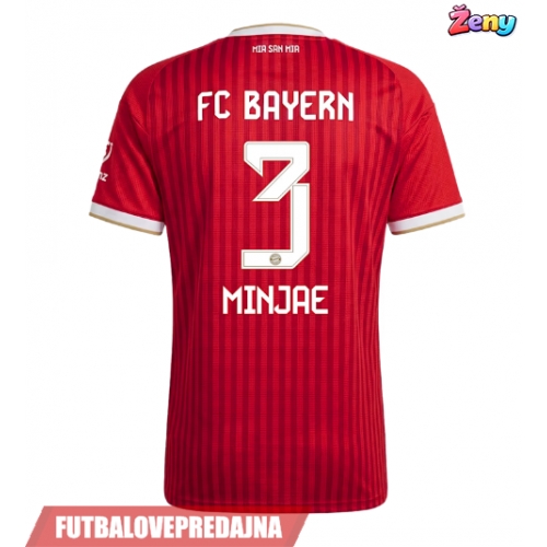 Lacne Ženy Futbalové dres Bayern Munich Kim Min-jae #3 2026-27 Krátky Rukáv - Domáci